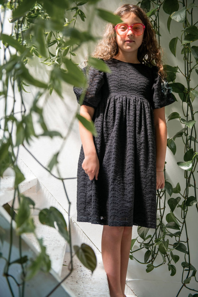 DURU DRESS BLACK - KOKORI Kids